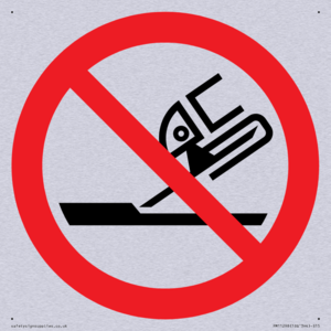 Prohibition: Do not use for face grinding